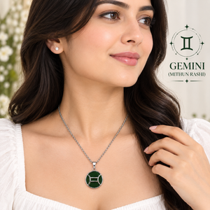 Gemini Duality Pendant – मिथुन राशि