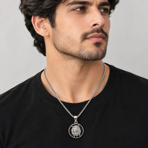 Leo Royal Charm Combo – सिंह राशि Bracelet & Pendant