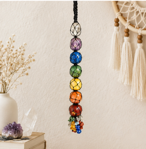 Seven Chakra Crystal Hanging Multicolor Spiritual Decor