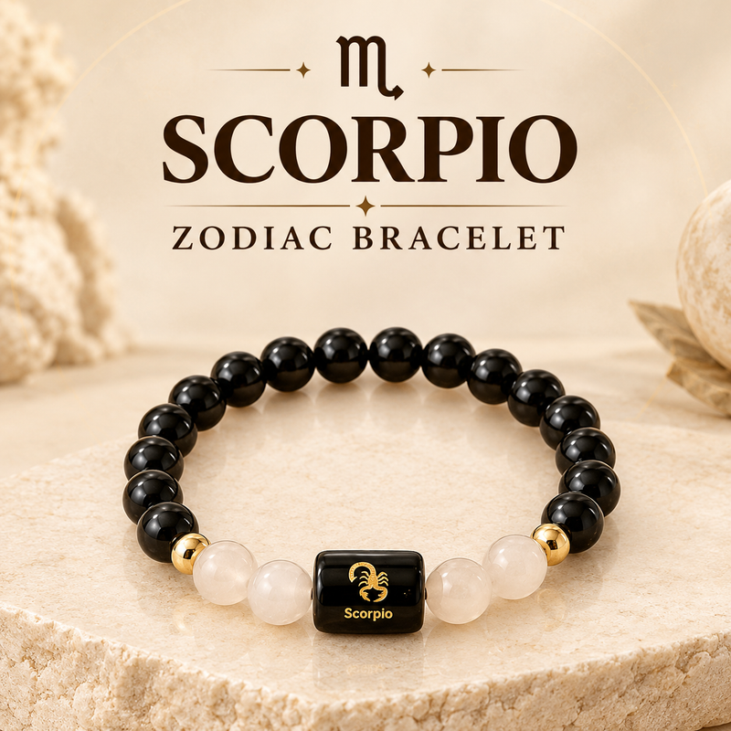 Scorpio  Zodiac Bracelet – Bold Vrishchik Sign Design