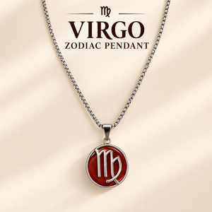 Virgo Zodiac Pendant ♍ – Kanya Rashi Astrological Symbol Jewellery