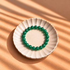 Green Jade Bracelet- Harmony, Prosperity & Emotional Balance