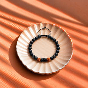 Karungali Damru Bracelet Natural Karungali Beads Spiritual Jewellery