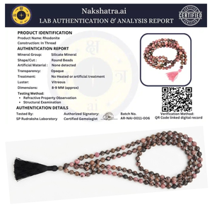 Love & Emotional Balance Crystal Duo – Rhodonite Bracelet & Mala