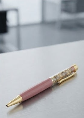 Pyrite Crystal Pen Premium Golden Crystal Pen