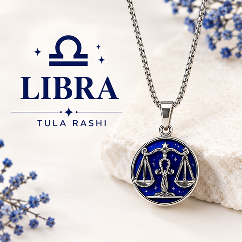 Libra Harmony Pendant – तुला राशि