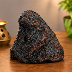 Amarnath Cave Shivling Showpiece | Sacred Ice Shivling Inspired Spiritual Décor