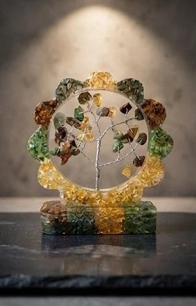 Money Magnet Orgonite Tree | Crystal Gemstone Tree