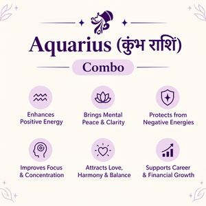 Aquarius Vision Combo – कुंभ राशि Bracelet & Pendant