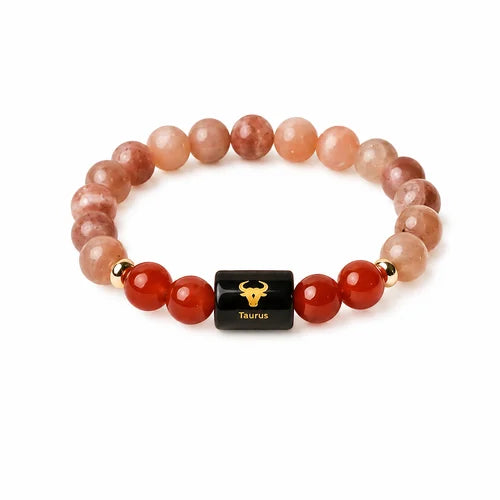 Taurus (वृषभ राशि) Zodiac Crystal Bracelet for Men & Women