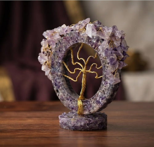 Amethyst Polished Crystal Gemstone Tree | Natural Amethyst Tree