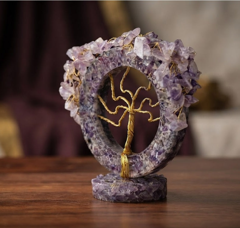 Amethyst Polished Crystal Gemstone Tree | Natural Amethyst Tree