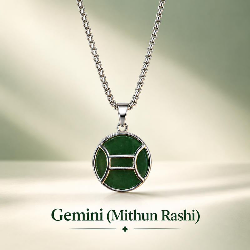 Gemini Duality Pendant – मिथुन राशि
