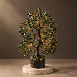 Pyrite Crystal Tree 300 Beads Wealth & Prosperity Feng Shui Decor