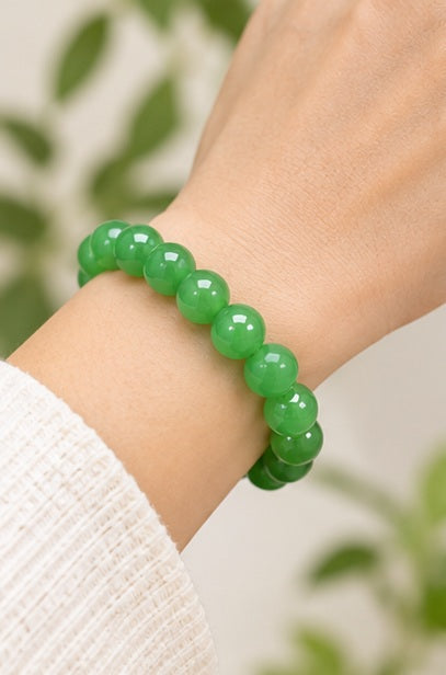 Green Aventurine Crystal Beads Bracelet