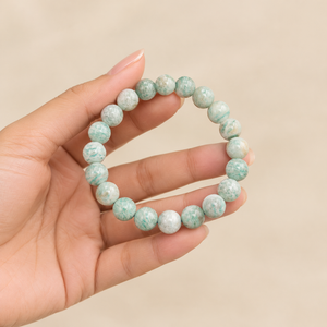 Amazonite Bracelet Natural Amazonite Crystal Beads for Calm & Positive Energy