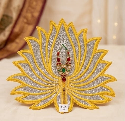 Shree Nandlal Divine Designer Poshak for Laddu Gopal Ji | Traditional Festive Dress