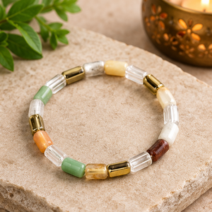 Multi Crystal Bracelet | Natural Gemstone Beads Bracelet for Men & Women