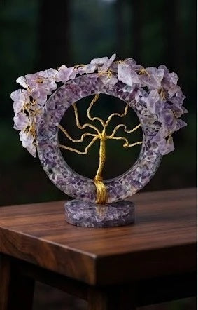 Amethyst Polished Crystal Gemstone Tree | Natural Amethyst Tree