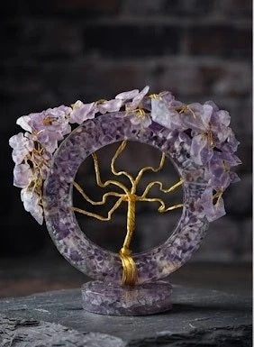 Amethyst Polished Crystal Gemstone Tree | Natural Amethyst Tree