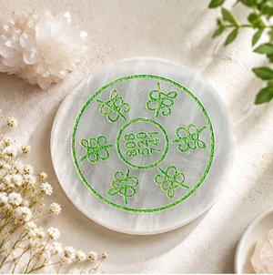 Natural Selenite Crystal Plate for Crystal Charging & Vastu Decor