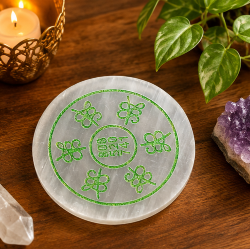 Natural Selenite Crystal Plate for Crystal Charging & Vastu Decor