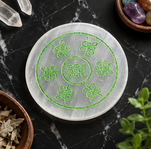 Natural Selenite Crystal Plate for Crystal Charging & Vastu Decor