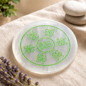 Natural Selenite Crystal Plate for Crystal Charging & Vastu Decor