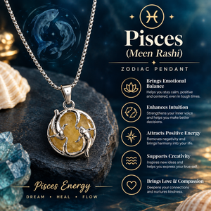 Pisces Ocean Soul Pendant – मीन राशि
