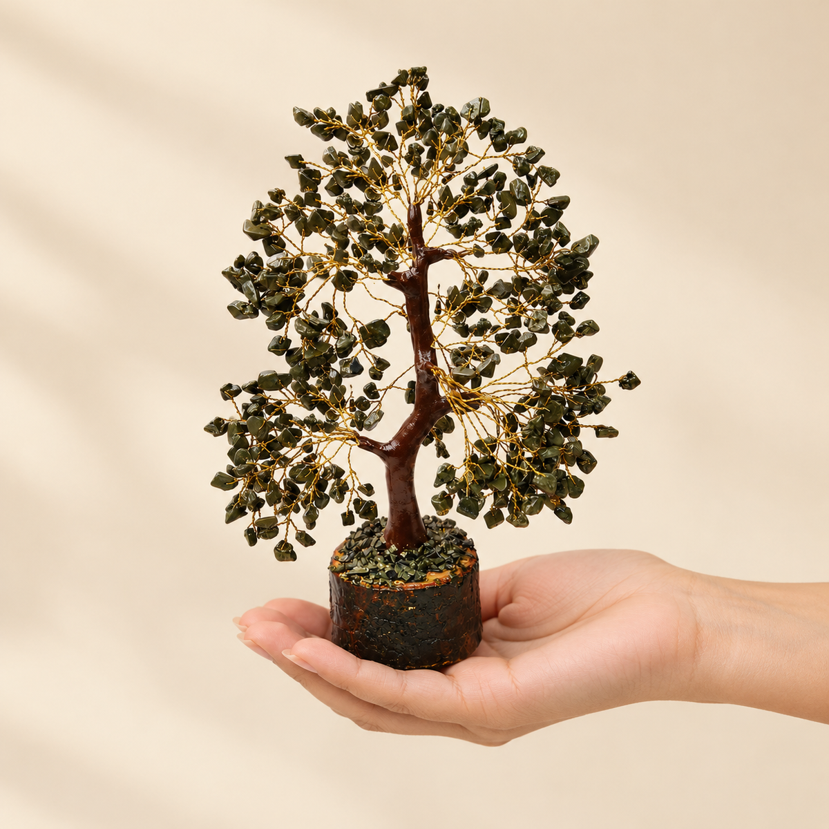 Pyrite Crystal Tree 200 Beads Wealth & Prosperity Decor