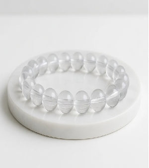 Clarity & Intention Collection – Clear Quartz Bracelet & Mala