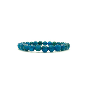 Blue Apatite Crystal Beads Bracelet Jewellery
