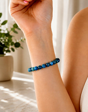 Focus & Self-Expression Crystal Set – Apatite Bracelet & Mala