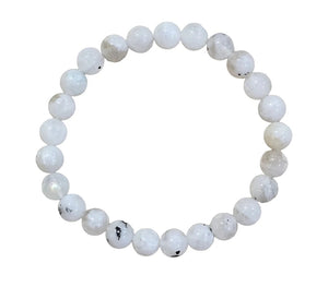 Rainbow Moonstone Crystal Beads Bracelet
