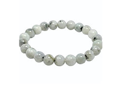 Rainbow Moonstone Crystal Beads Bracelet