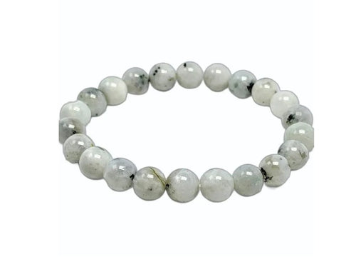 Rainbow Moonstone Crystal Beads Bracelet