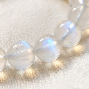 Rainbow Moonstone Crystal Beads Bracelet