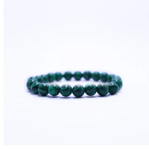 Natural Malachite Crystal Beads Bracelet