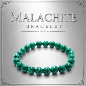 Natural Malachite Crystal Beads Bracelet
