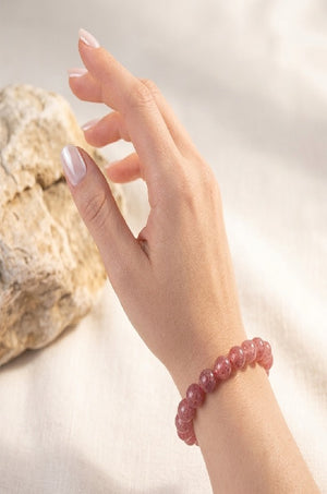 Heart Harmony Collection – Pink Tourmaline Bracelet & Mala