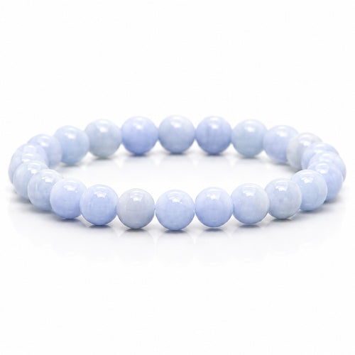 Angelite Crystal Beads Bracelet