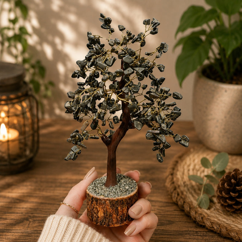 Pyrite Crystal Tree 300 Beads Wealth & Prosperity Feng Shui Decor