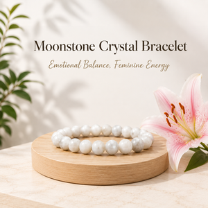 Moonstone Crystal Beads Bracelet
