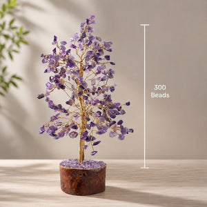 Amethyst Crystal Tree 300 Beads Peace & Positive Energy Decor