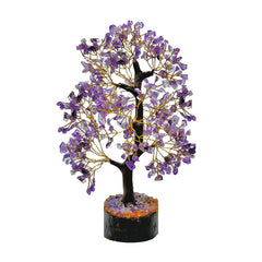 Amethyst Crystal Tree 200 Beads for Feng Shui Inspired Home and Office Decor