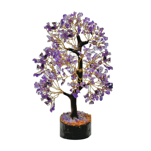 Amethyst Crystal Tree 200 Beads for Feng Shui Inspired Home and Office Decor