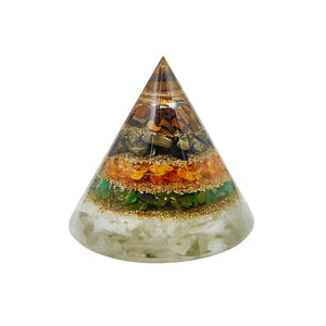 Dhan Yog Cone Pyramid for Vastu Wealth Success and Abundance Decor