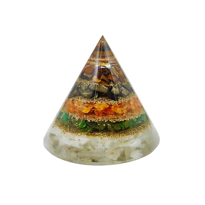 Dhan Yog Cone Pyramid for Vastu Wealth Success and Abundance Decor