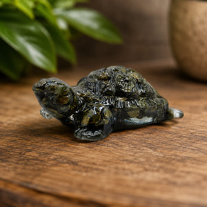 Pyrite Tortoise (Kacchua)– Wealth & Stability Energy Symbol