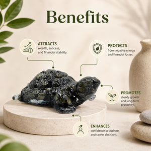 Pyrite Tortoise (Kacchua)– Wealth & Stability Energy Symbol